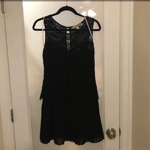 Black lace dress